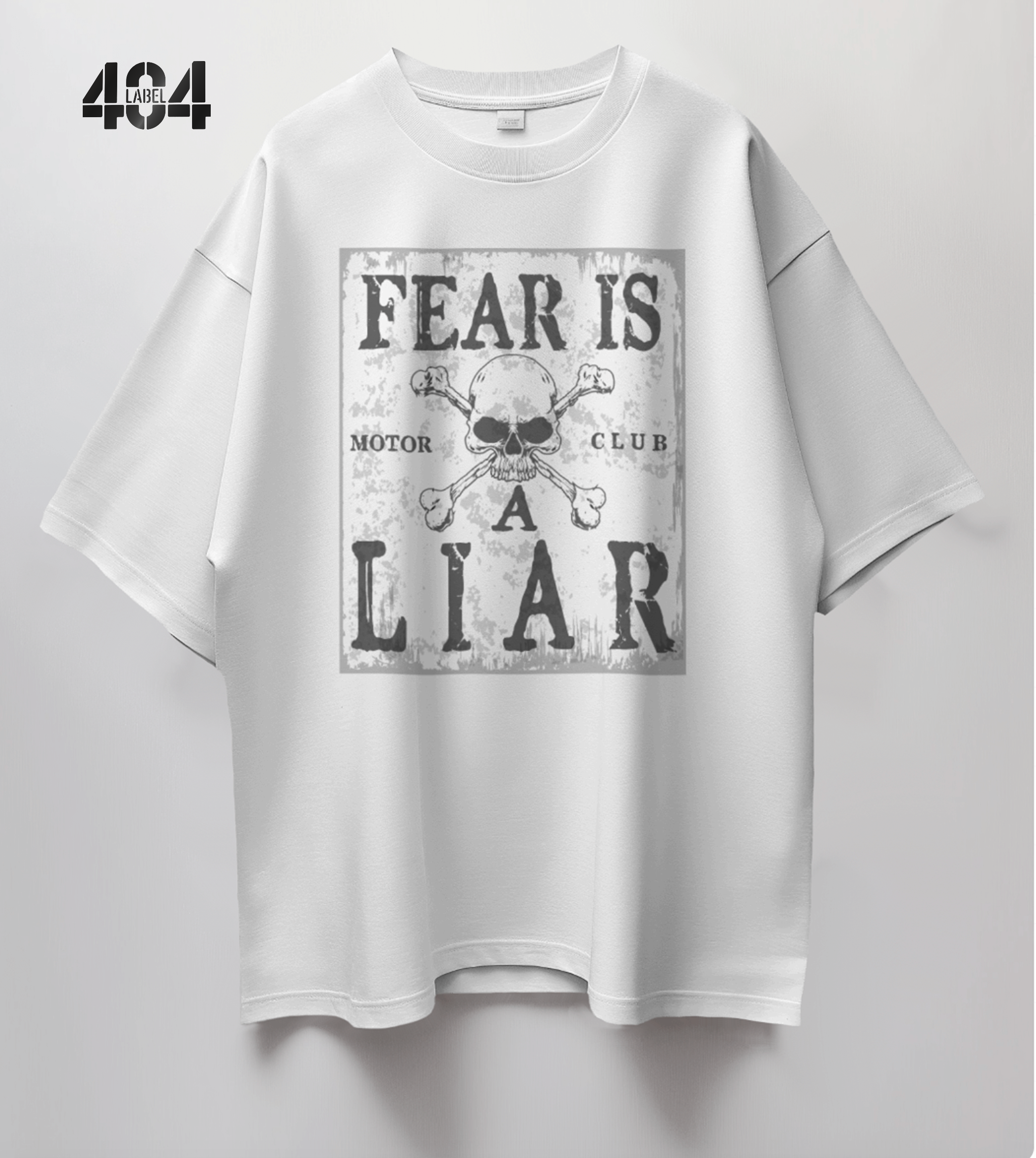 Fear Is A Liar T-Shirt - White