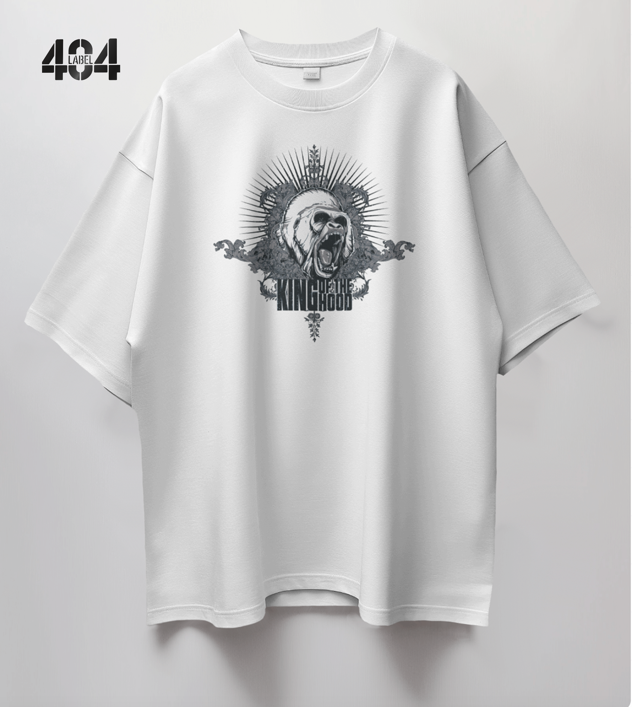 King of the Hood Oversized Graphic Tee*