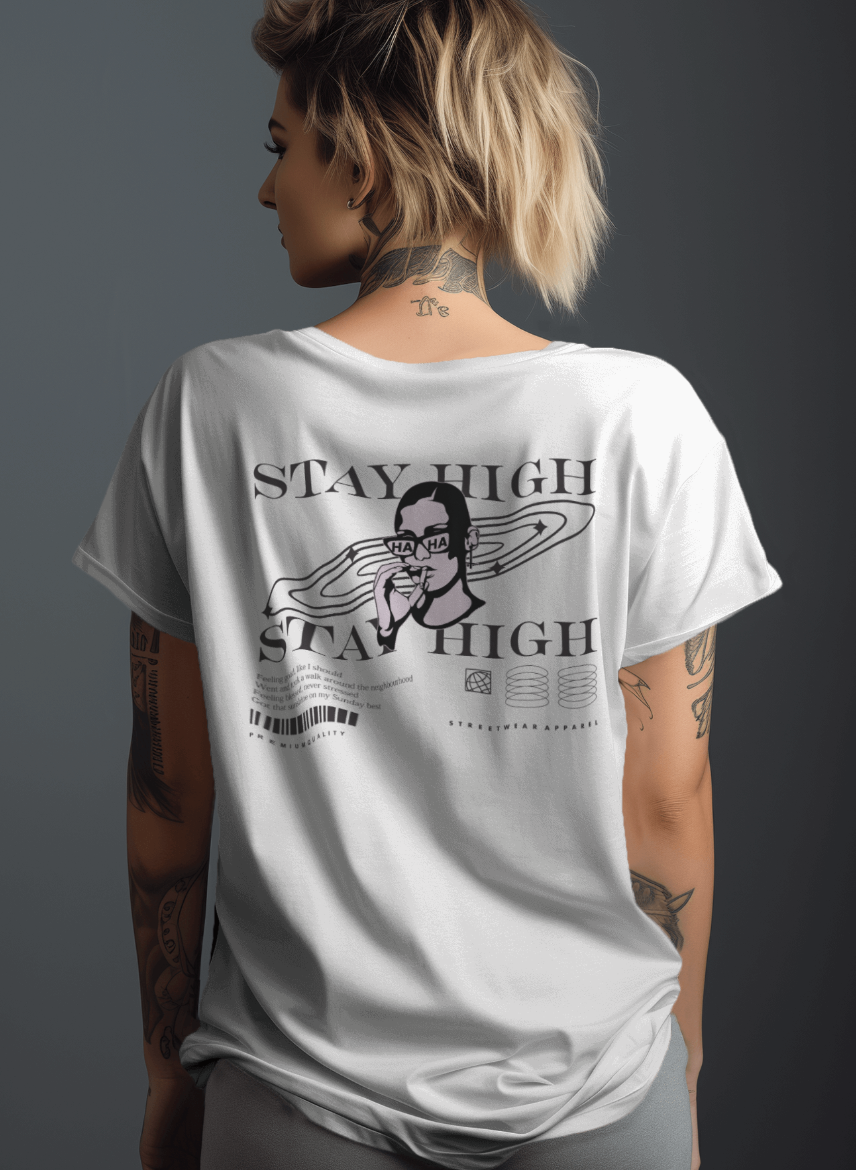 Stay High – Cosmic Chill Tee