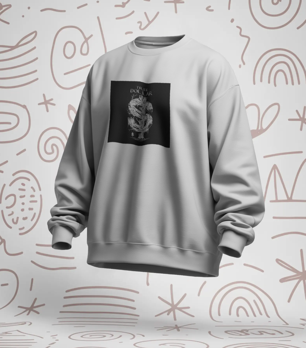 Tree Dollar Graphic Sweatshirt