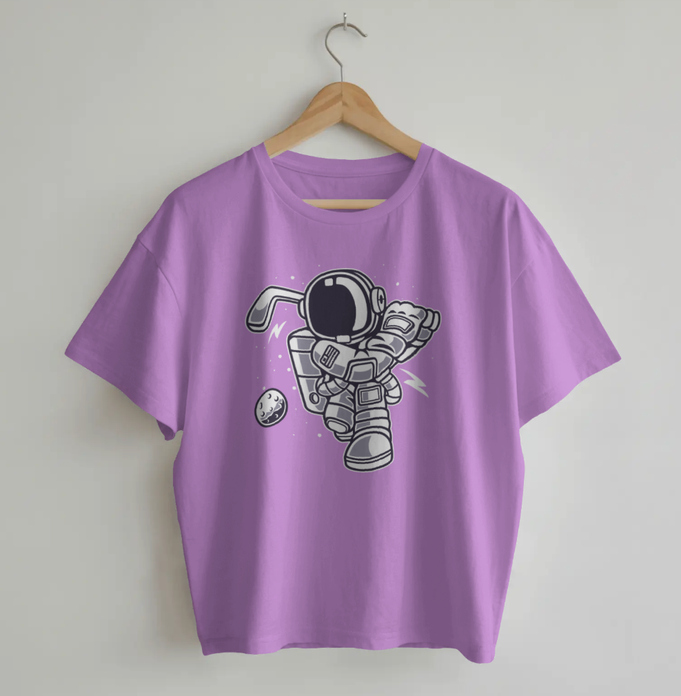 Elevate your style with our Astronaut Golf T-Shirt