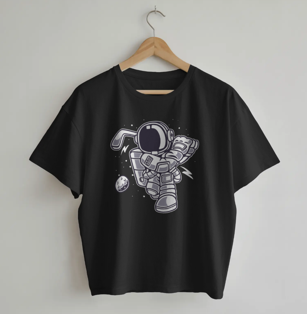 Elevate your style with our Astronaut Golf T-Shirt