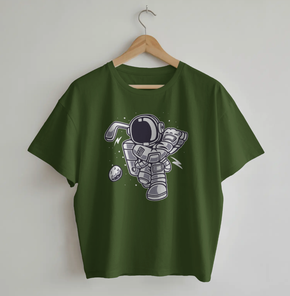 Elevate your style with our Astronaut Golf T-Shirt