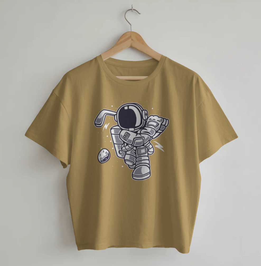 Elevate your style with our Astronaut Golf T-Shirt