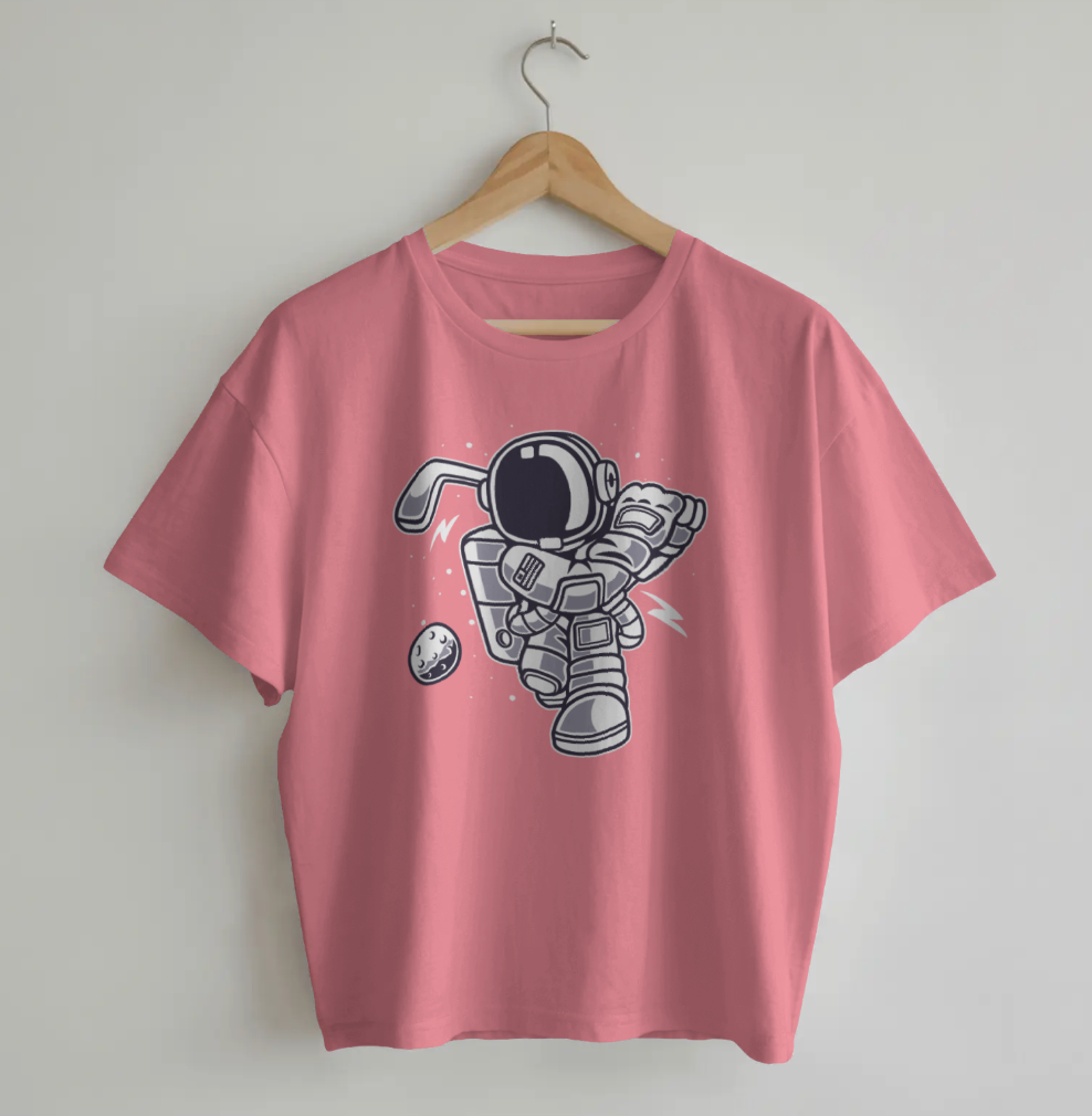Elevate your style with our Astronaut Golf T-Shirt