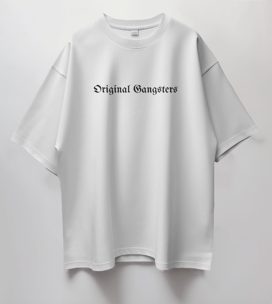 OG Label "Original Gangsters" Oversized Graphic T-Shirt