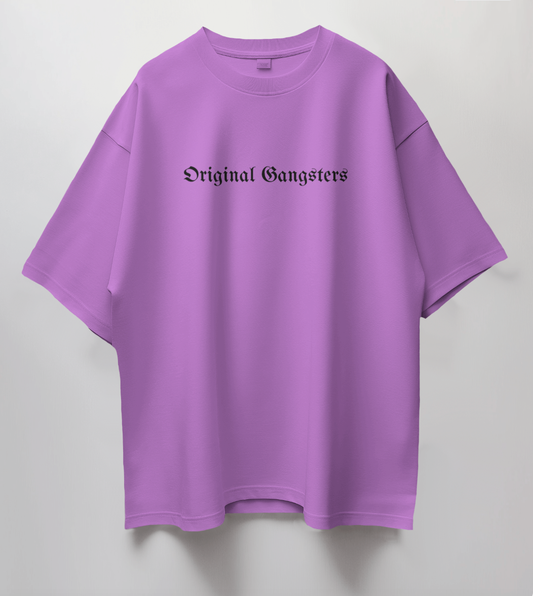 OG Label "Original Gangsters" Oversized Graphic T-Shirt