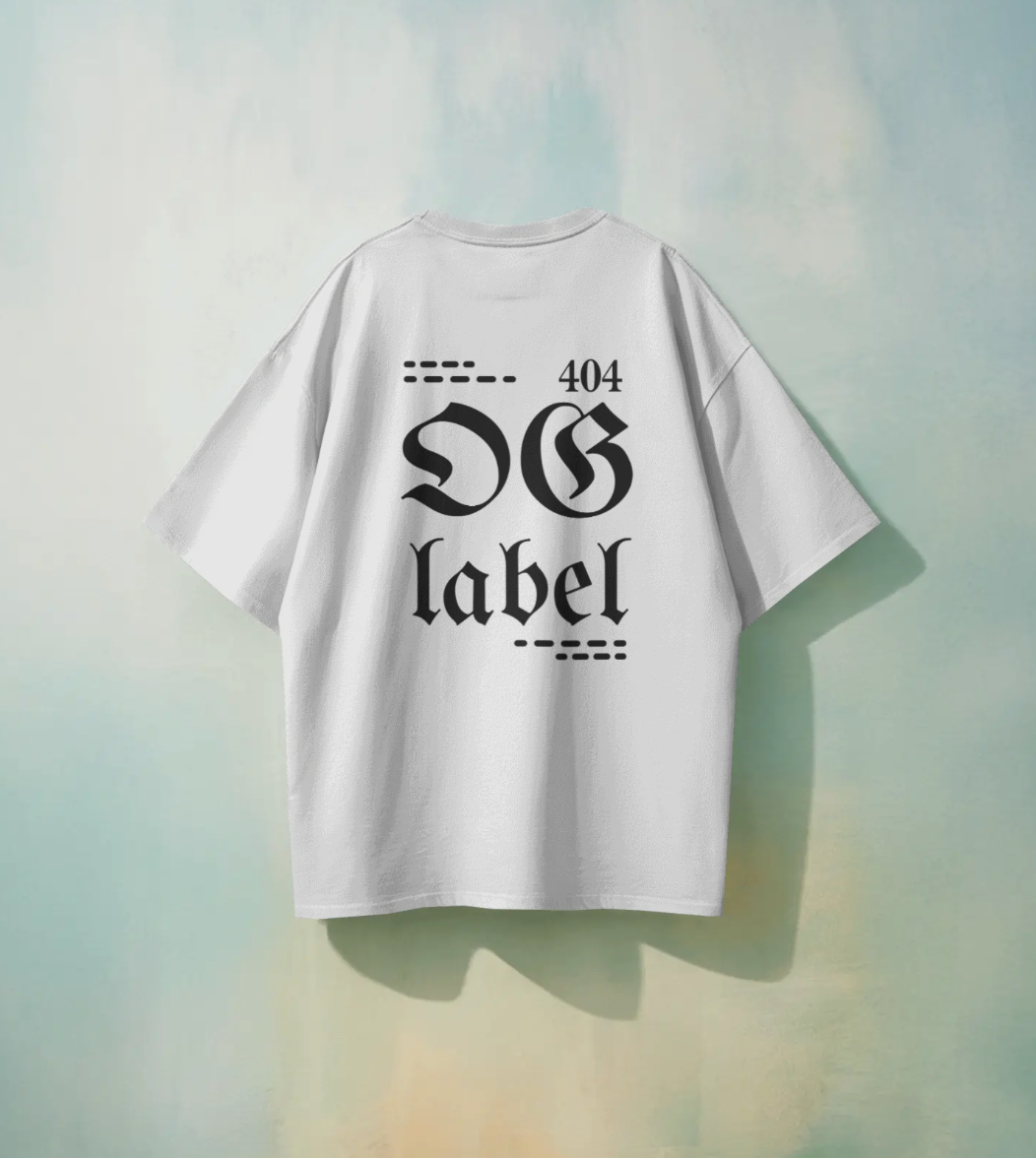 OG Label "Original Gangsters" Oversized Graphic T-Shirt