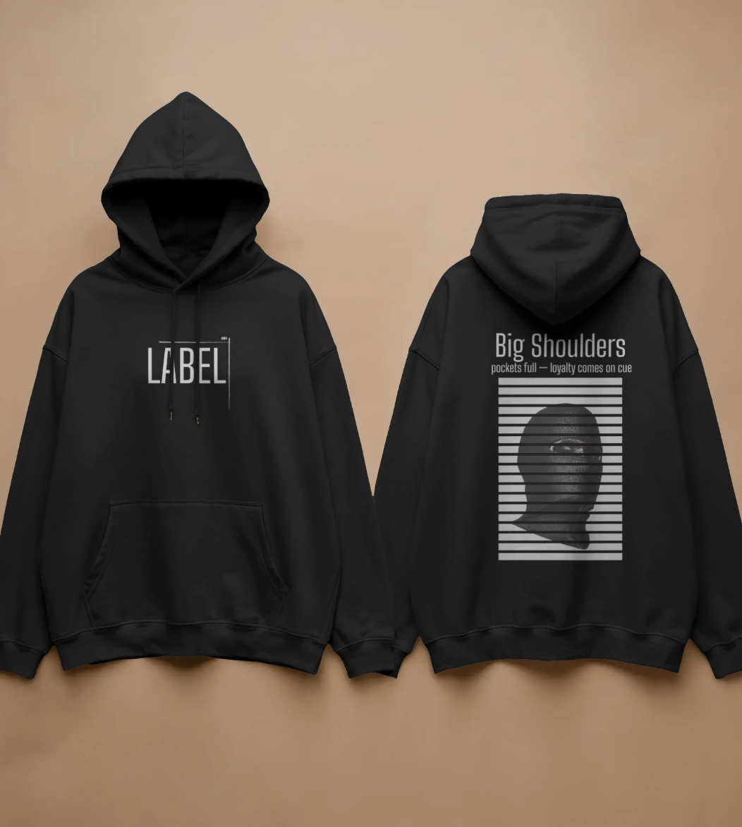 404 LABEL — Big Shoulders™ Premium Oversized Hoodie (430 GSM)