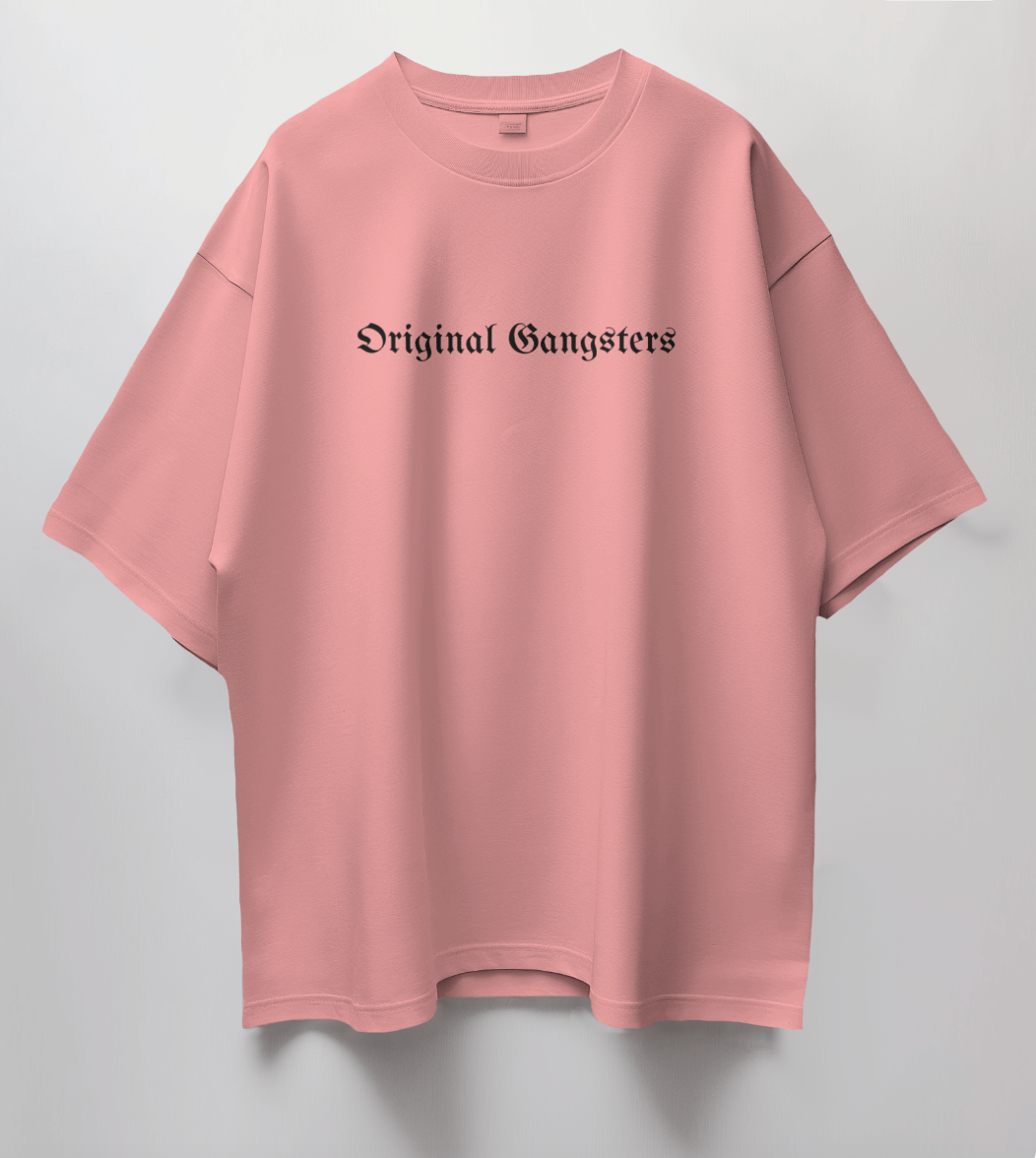 OG Label "Original Gangsters" Oversized Graphic T-Shirt