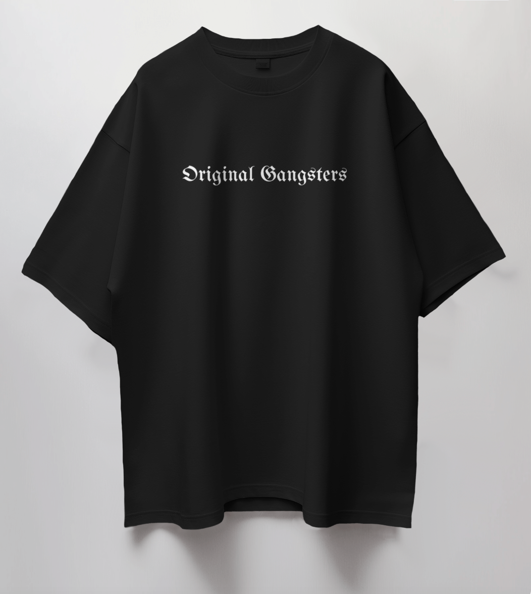 OG Label "Original Gangsters" Oversized Graphic T-Shirt