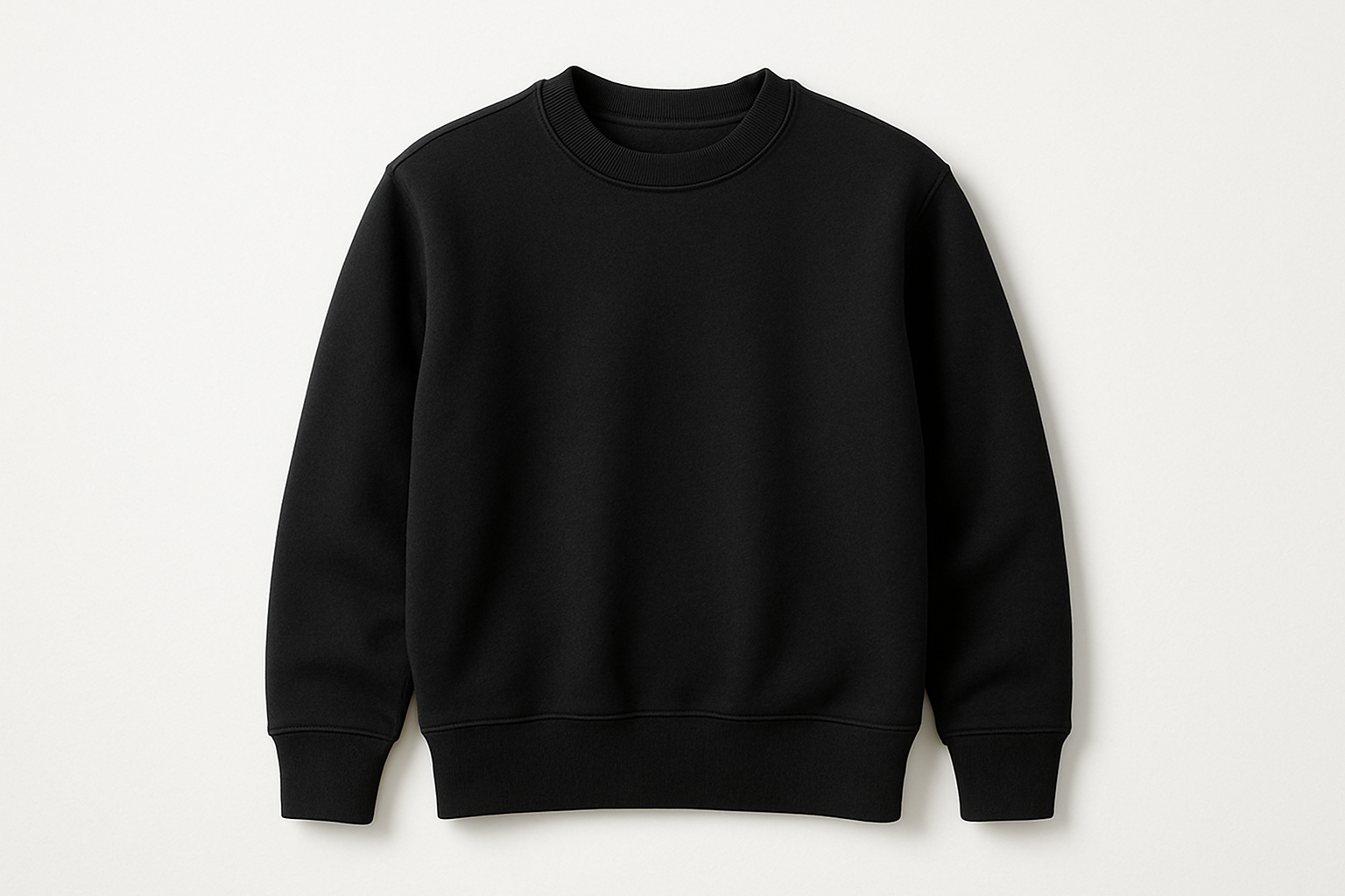 black single sweatshirt 